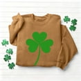 thumbnail image 6 of St. Patrick's Day Sweatshirt for Women Crewneck Long Sleeve Classic Solid Shamrock Graphic Relaxed Fit Comfy Cotton Blend Irish Holiday Clothes, 6 of 6