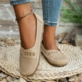thumbnail image 2 of IUJSOY Walking Shoes Women Slip on Comfortable Barefoot Flats Casual Trendy Driving Shoes Moccasins, 2 of 9