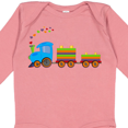 thumbnail image 4 of Inktastic Colorful Toy Train Boys or Girls Long Sleeve Baby Bodysuit, 4 of 5