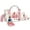 Pink & White, variant on WFUN 9 in 1 Indoor Infant Toddler Playground Slides Playset for Backyard Home, Yellow & Green