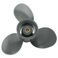thumbnail image 3 of Marine Propeller, Reliale 58130-ZV4-010AH Aluminum Alloy Propeller Rustproof Strong  For Boat Accessories Replacement For Outboard 8-20HP Engine, 3 of 8
