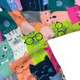 thumbnail image 4 of Ingzy Kids Girls Cartoon Zipper Hooded Jacket Spring Fall Light Windbreaker Toddler Outwear, 4 of 8