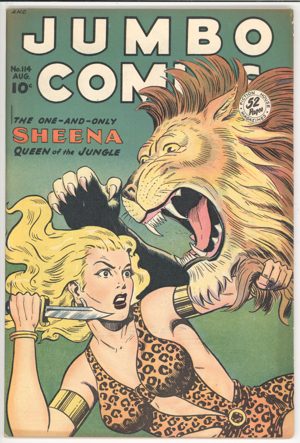 Cover of Jumbo Comics #114