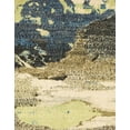 thumbnail image 1 of Ahgly Company Indoor Rectangle Abstract Brown Gold Abstract Area Rugs, 6' x 9', 1 of 6