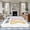 LightBLue, variant on Runner Rugs 2x6 Ft, Happy Easter Non Slip Area Rugs for Kitchen Bedroom Entryway, Cute Lovely Colorful Rabbits Black White Plaid Washable Carpet Runner Rug Floor Mats for Bedroom Home Decor