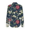 thumbnail image 5 of Women's Long Sleeve Shirts Dressy Casual Blouses Trendy Work Office Outfits Spring Tops, 5 of 5