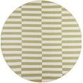 thumbnail image 5 of Unique Loom Outdoor Striped Collection Area Rug - Striped (10' Round Green/Ivory), 5 of 6