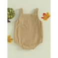 thumbnail image 4 of Liacowi Baby Girls Cual Sleeveless Romper Infant Turkey/Cake Print Bodysuit Thanksgiving Clothes 0-24M, 4 of 8