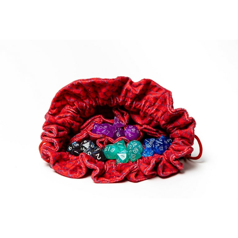 Metallic Dice Games FanRoll Dragon StormTM Velvet Compartment Dice Bag: Dragon Scales Metallic Dice Games FanRoll Dragon StormTM Velvet Compartment Dice Bag: Dragon Scales