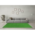 thumbnail image 3 of Ahgly Company Indoor Square Oriental Green Industrial Area Rugs, 4' Square, 3 of 4