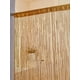 thumbnail image 4 of Nvzi Paquete de 2 cortinas de 39 x 79 pulgadas para puertas, divisores de ambientes,cortinas colgantes con cuentas para puertas de armarios de dormitorios, doradas, 4 of 4
