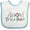 White and Blue, variant on Inktastic Ahoy It's a Boy Boys Baby Bib