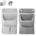thumbnail image 2 of 2 Pack Small Wall Hanging Organizer Bag, Hanging Storage Basket with Pockets, Wall Organizer Waterproof Bin for Kitchen, Bathroom, Bedroom, Office, Courtyard, RV Camper, 2 of 9