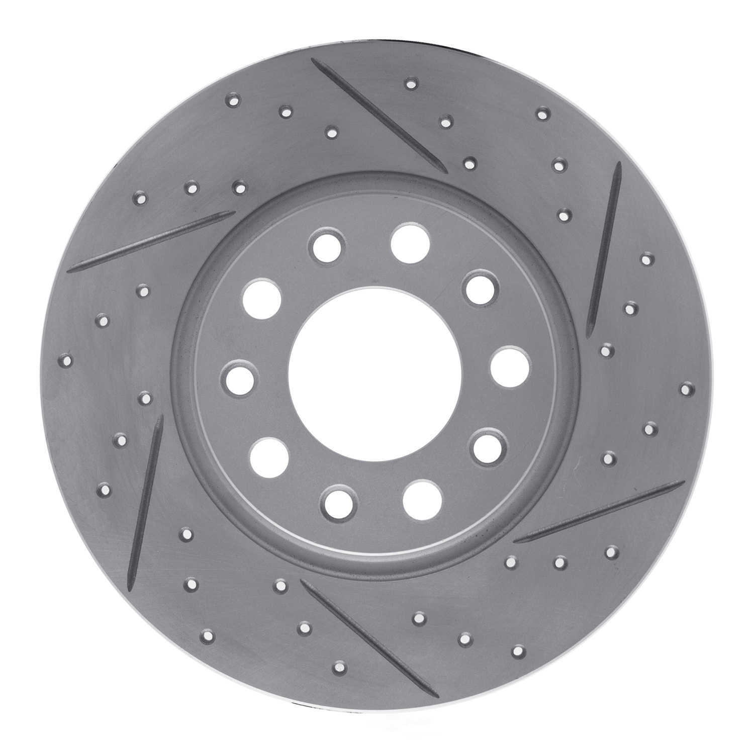 Dynamic Friction Company 830-42012R DFC Geoperformance Rotor - Drilled and Slotted