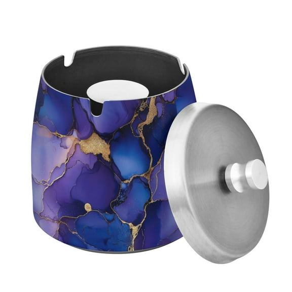 WOBOGO Navy Blue Porcelain Flower Pattern Plastic Vase Home or Wedding Decoration Centerpiece Unbreakable 11.8×3.9in