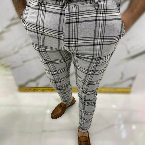 Pantalones largos de verano para hombre, pierna recta, para uso diario, finos, informales, de negocios, de rayón