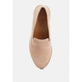 thumbnail image 6 of ZOFIA Nude Suede Penny Loafers, 6 of 6