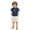A-Navy155, variant on Bobifish Newborn Boys Novelty Tee Bold Short Sleeve Crew Neck Slogan Print Standard Fit Summer Unisex Tshirts Family Outing kids Sport Tee