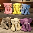 thumbnail image 2 of 40cm 60cm 80cm Kawaii Plush Elephant Doll Toy Kids Play Back Cushion Cute Stuffed Elephant Child Accompany Doll Xmas Gift, 2 of 5