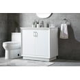 thumbnail image 3 of Elegant Lighting VF19636BL Hayes 36" Free Standing Single Basin Vanity Set - Blue, 3 of 7