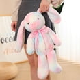 thumbnail image 3 of Diconna Soft Bunny Stuffed Animal, Colorful Tie Dye Rabbit Plush Toy Bedtime Friend for Boys Girls, 3 of 7
