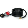 Camco 58034 8' Propane Hose with Regulator for Little Red Campfire