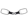 thumbnail image 1 of Retrovisores Laterales Ajustables Giratorios De Gran Angular, Visión Clara, Resistentes Y Duraderos, Espejo Retrovisor Utv, Elegante Espejo Retrovisor Negro De Repuesto Para Vehículos Atv 2 Espejos Eigraketly VI007252-00, 1 of 7