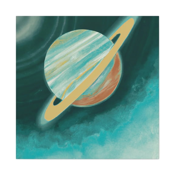 Uranus Planetary Majesty - Canvas