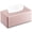 Pink, variant on Tissue box cover, rectangular tissue box with bottom, decorative storage box, suitable for bathroom vanities, countertops, wardrobes, bedside tables, living rooms and offices.