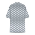 thumbnail image 6 of Htigea Womens Summer 2 Piece Outfits Crewneck Tunic Tshirts Matching Slim Fit Shorts Cute Polka Dots Lounge Sets Gray M, 6 of 6