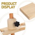 PTOOTP Wood Funnel Holder Stand, Adjustable Laboratory Equipment Base ...