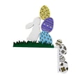 thumbnail image 2 of 1 PC Easter Bunny Pushing Easter Egg Door Corner Decoration Diy Patchwork Decora Fun Easter Egg Door Corner Decoration Easter Bunny Egg Door Corner Decoration, 2 of 9