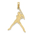 thumbnail image 3 of 14K Gold Baseball Batter Charm, 3 of 4