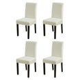 thumbnail image 1 of Wweixi 4pack/lot Stylish Chair Covers For Dining - Transform Dining Room With Ease Durable Cover For Dining white 1Set, 1 of 6