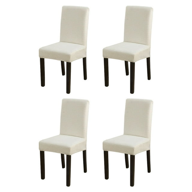 Wweixi 4pack/lot Stylish Chair Covers For Dining - Transform Dining Room With Ease Durable Cover For Dining white 1Set