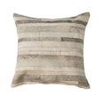 thumbnail image 4 of Natural Torino Madrid Cowhide Pillow | Madrid choco/white | 22"x22", 4 of 4