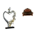 thumbnail image 1 of Figura de pareja besándose, sofá, estatua, silla coleccionable, adorno para dormitorio, boda, estantería, armario, decoración del hogar, muebles en mi, 1 of 8