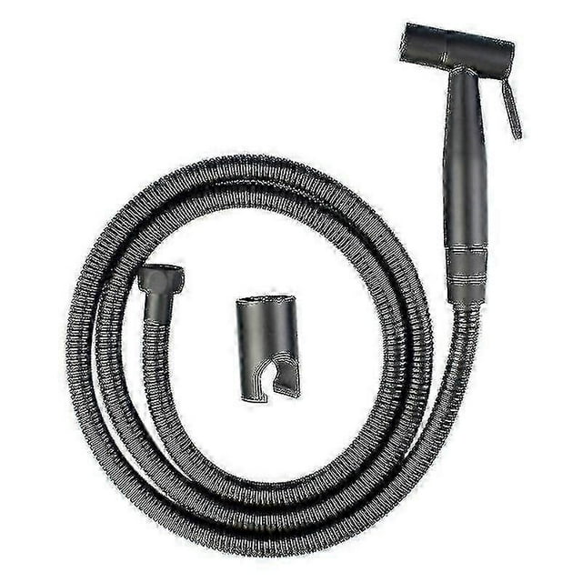 Black Handheld Toilet Sprayer Stainless Steel Bathroom Bidet Sprayer Set With Hose For Shower Spray -Sy