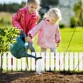 thumbnail image 3 of OULII 2Pcs Rectangular White Plastic Yard Fence for Garden and Landscape Design 11.8x11.8in, 3 of 8