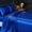 Blue, variant on 3/4-Piece Premium Satin All-Season Bedding Set, Ultra Soft Silky Cool Touch Fabric, Deep Pocket Durable Hemming, Skin-Friendly Breathable Bedroom Bed Linen(Purple,King)