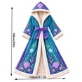 thumbnail image 3 of Princess Wearable Heating Blanket, Soft Cozy Heated Robe, Colorful Multi Temperature Heated Wearable Blanket for Christmas Gift, Winter, 3 of 7