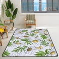 thumbnail image 3 of Crawling Indoor Carpet Play Mat Chamomiles and Butterflies for Living Room Bedroom Educational Nursery Floor Mat Area Rugs 63x48in Carpet Runner, 3 of 6