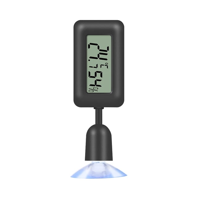 Thermomètre pour Reptiles, Humidimètre de Terrarium avec Ventouse, Accessoires pour Reptiles, Réponse Rapide