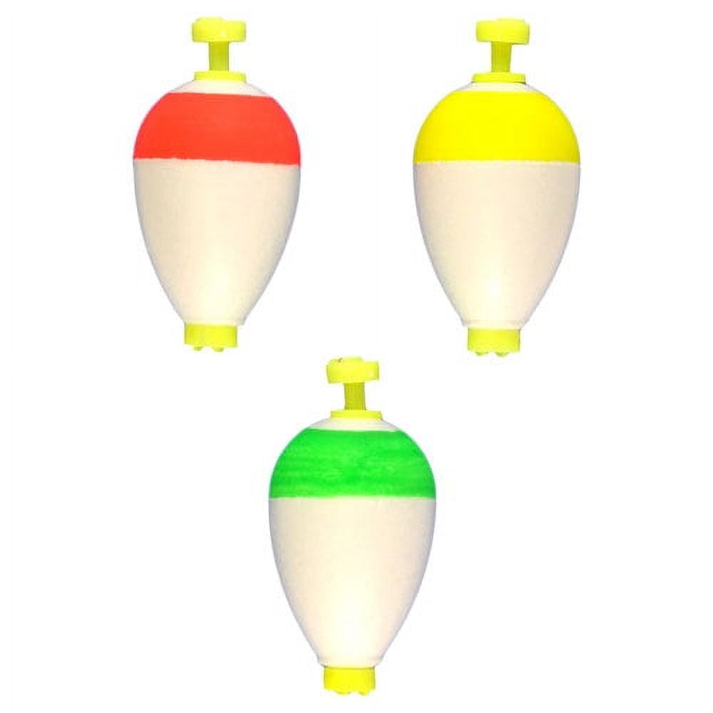 (4 pack) Comal Pear Slip Stick Fishing Bobbers, 1.5-Inch, 3-Pack