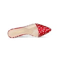 thumbnail image 4 of BLISSFUL STEP Women's Polka Dots Clear Block Heels Slides Mules, 4 of 6