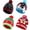 4pcs, variant on TETOU 2 Pack Light Up Christmas Hat,Cute Cartoon Design Xmas Knitted Beanie Hat with Light for Adults Kids Christmas Gift New Years Party Decoration(Style A)