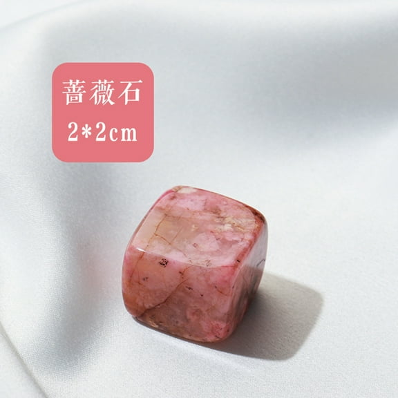 6 Pcs Large Ice Cubes for Whiskey Rocks Chilling Stones Pink