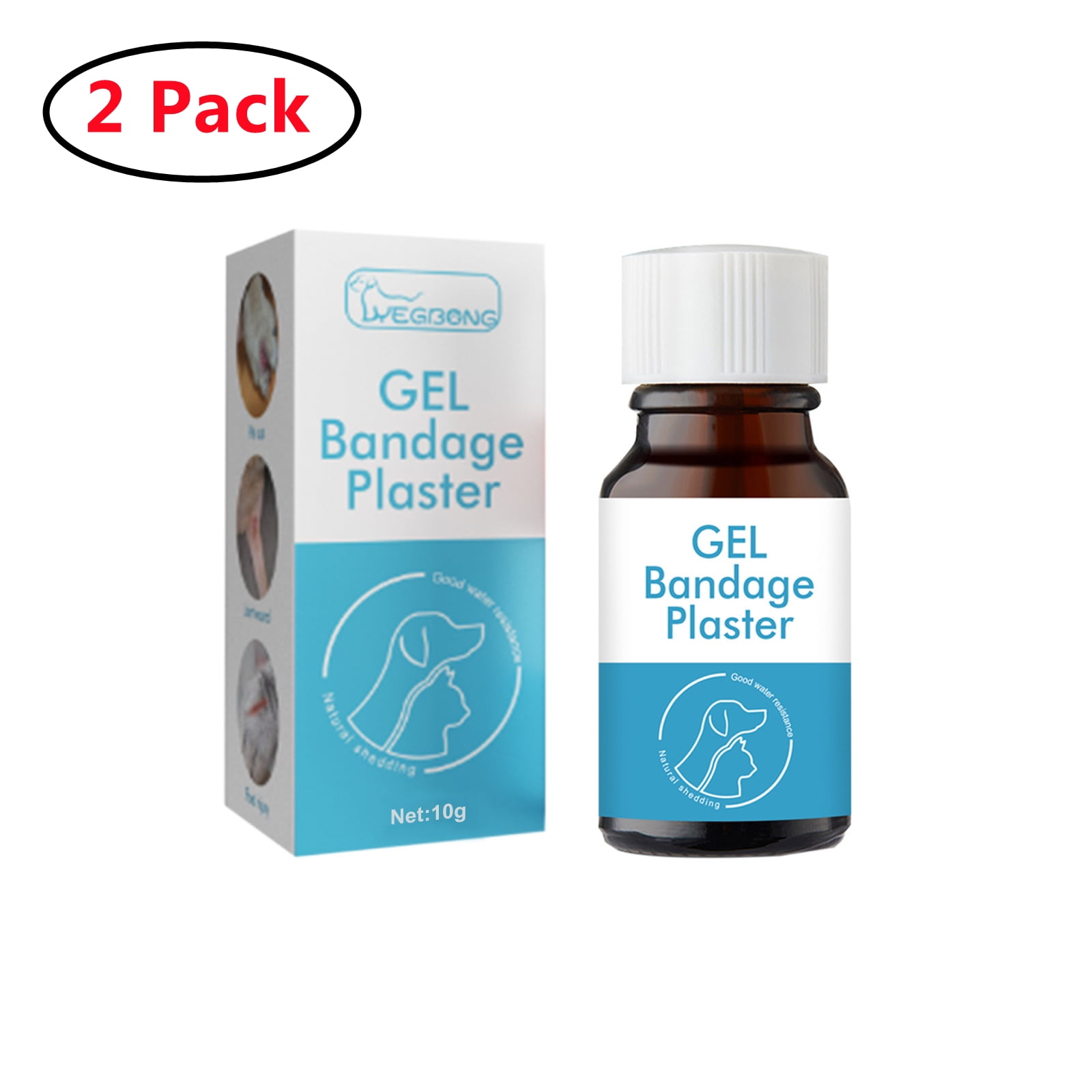 2 Pack Liquid Bandage,BandAid Pain Relieving Antiseptic Cleansing Spray,Liquid Bandage