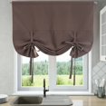 thumbnail image 1 of HLONK Contemporary White Solid Print Kitchen Curtains  30 x 46 In, 1 of 7