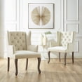 thumbnail image 7 of Modway Realm Armchair Performance Velvet Set of 2 - Ivory, 7 of 7
